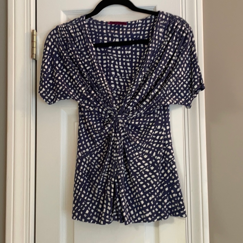 Velvet brand P blouse navy white
